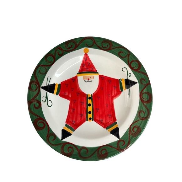 Marco e Cristina Santa Christmas Decorative Plate Multicolor 90cm - Picture 2 of 6